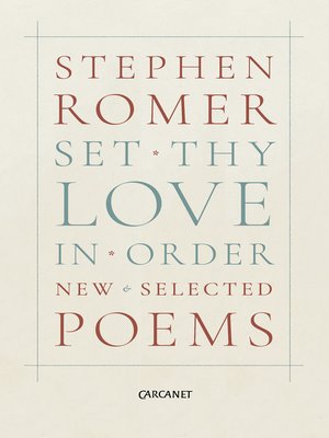 cover image of Set Thy Love in Order
